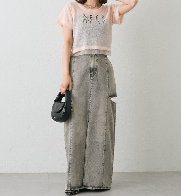  「刺繍チビニット」|ニット・セーター|