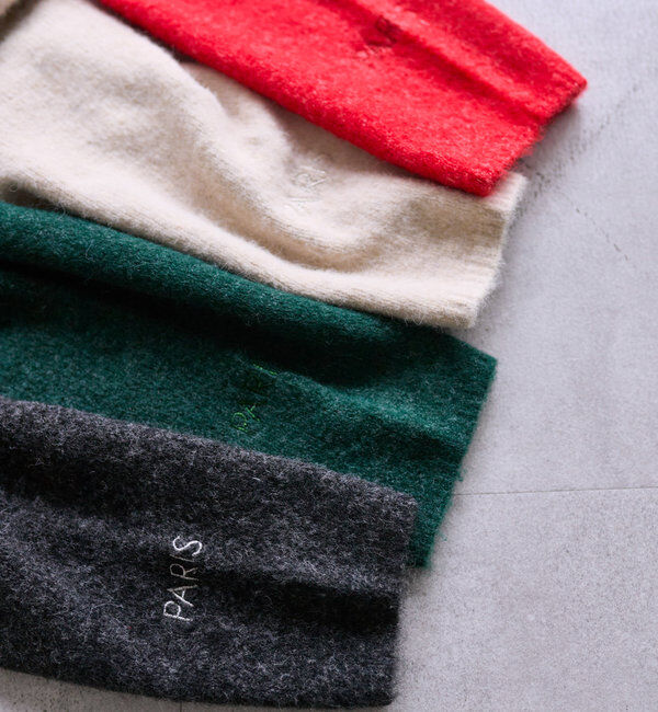  「【レイヤードスタイルも◎】PARIS刺繍カーディガン」|カーディガン|