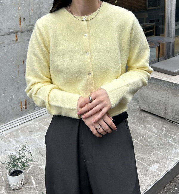  「【レイヤードスタイルも◎】PARIS刺繍カーディガン」|カーディガン|