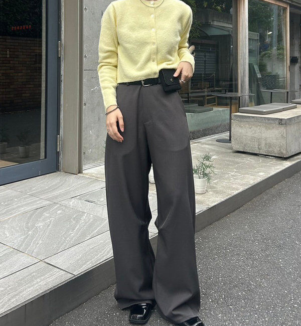  「【レイヤードスタイルも◎】PARIS刺繍カーディガン」|カーディガン|