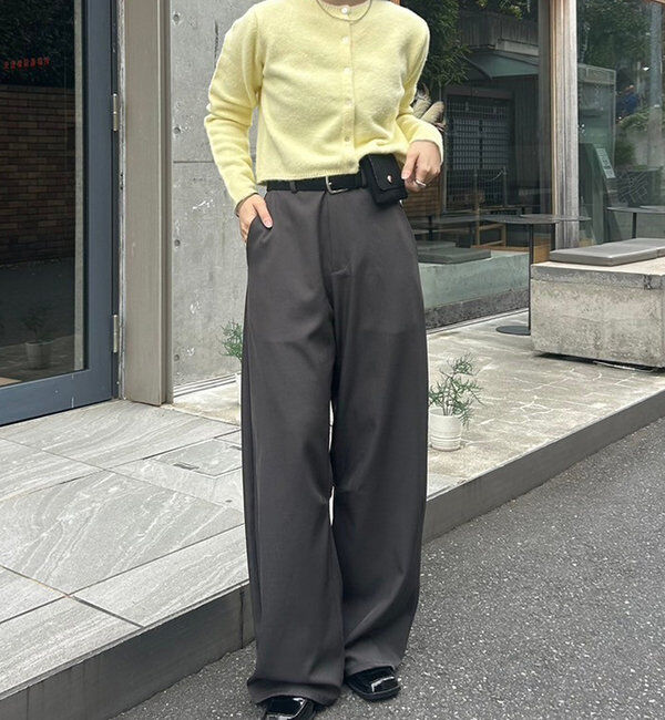  「【レイヤードスタイルも◎】PARIS刺繍カーディガン」|カーディガン|