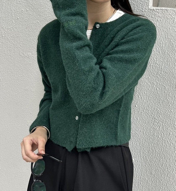  「【レイヤードスタイルも◎】PARIS刺繍カーディガン」|カーディガン|