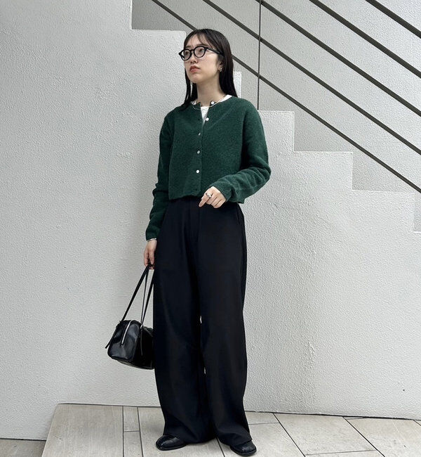  「【レイヤードスタイルも◎】PARIS刺繍カーディガン」|カーディガン|