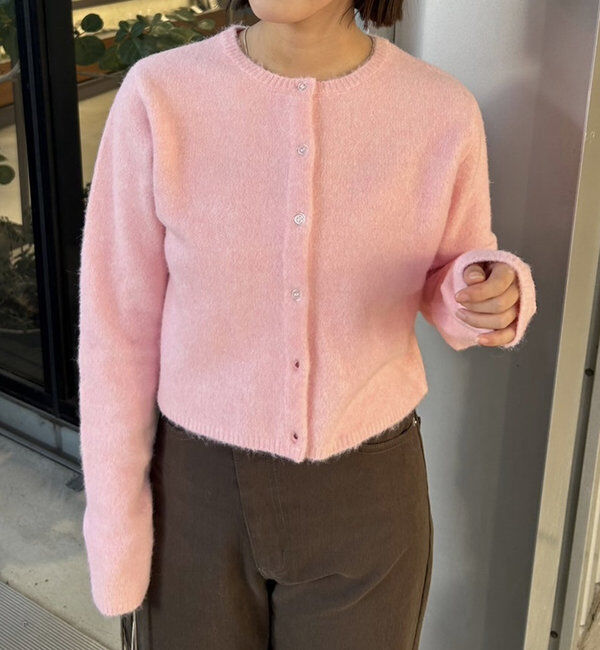  「【レイヤードスタイルも◎】PARIS刺繍カーディガン」|カーディガン|