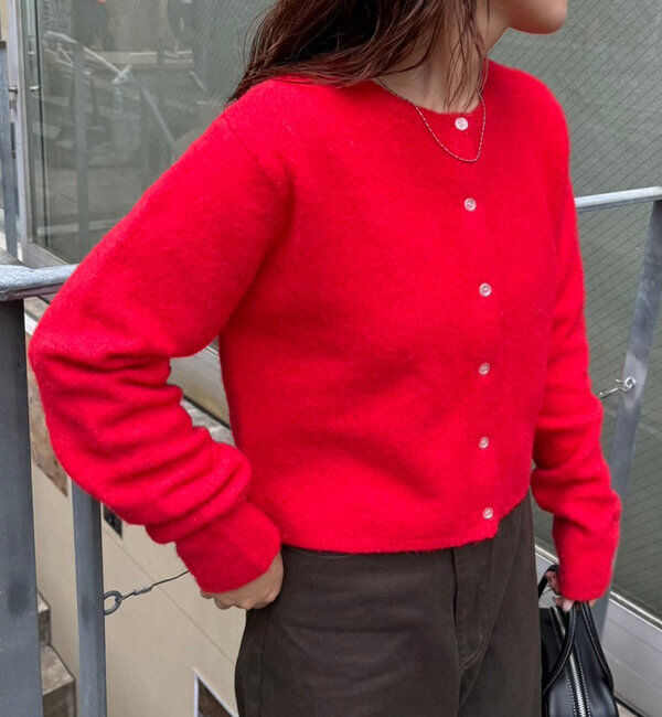  「【レイヤードスタイルも◎】PARIS刺繍カーディガン」|カーディガン|