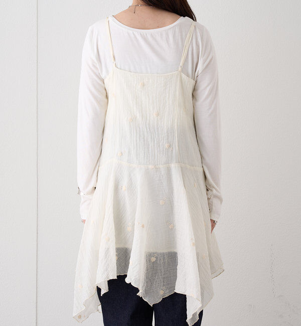  「刺繍キャミチュニック」|ワンピース|