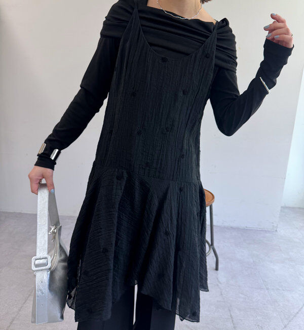  「刺繍キャミチュニック」|ワンピース|