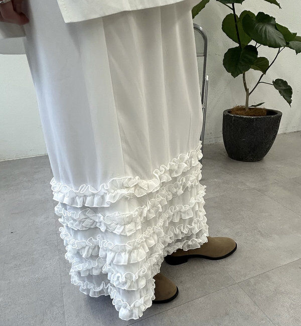  「裾ティアードスカート」|スカート|