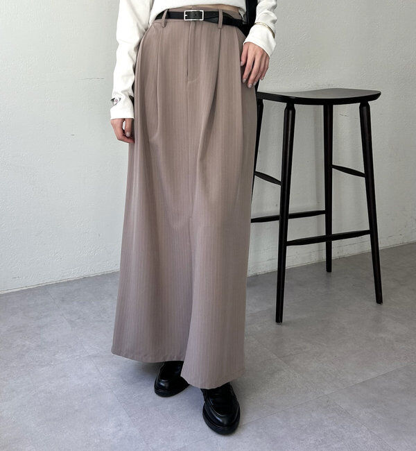  「スリットIラインスカート」|スカート|