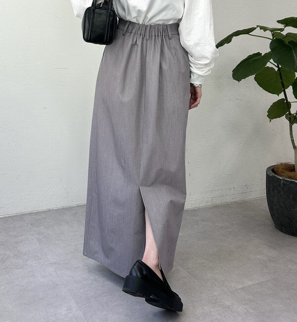  「スリットIラインスカート」|スカート|