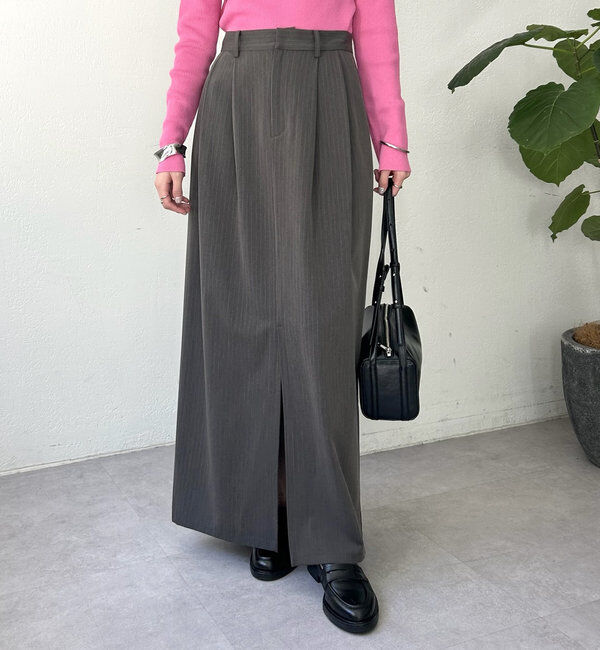  「スリットIラインスカート」|スカート|
