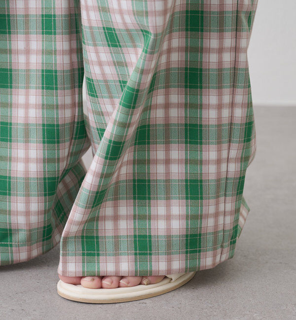  「ストライプ&チェックパンツ」|チノ|