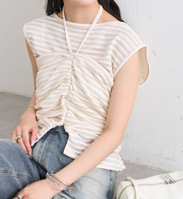  「ベアドッキングボーダータンク」|Tシャツ・カットソー|