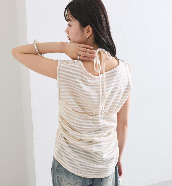  「ベアドッキングボーダータンク」|Tシャツ・カットソー|