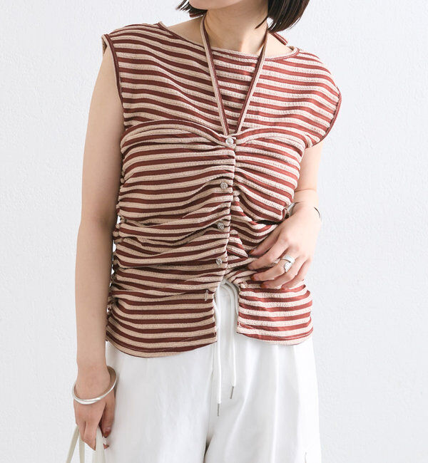  「ベアドッキングボーダータンク」|Tシャツ・カットソー|