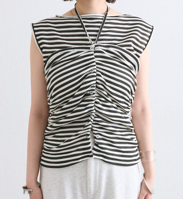  「ベアドッキングボーダータンク」|Tシャツ・カットソー|