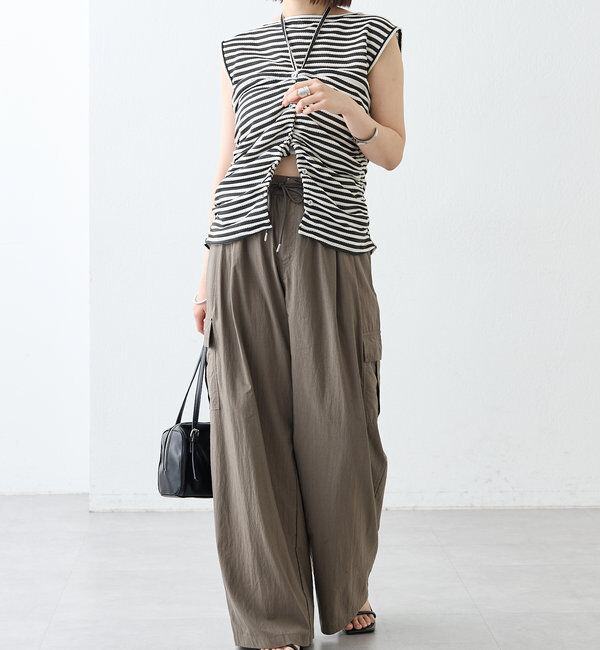  「ベアドッキングボーダータンク」|Tシャツ・カットソー|