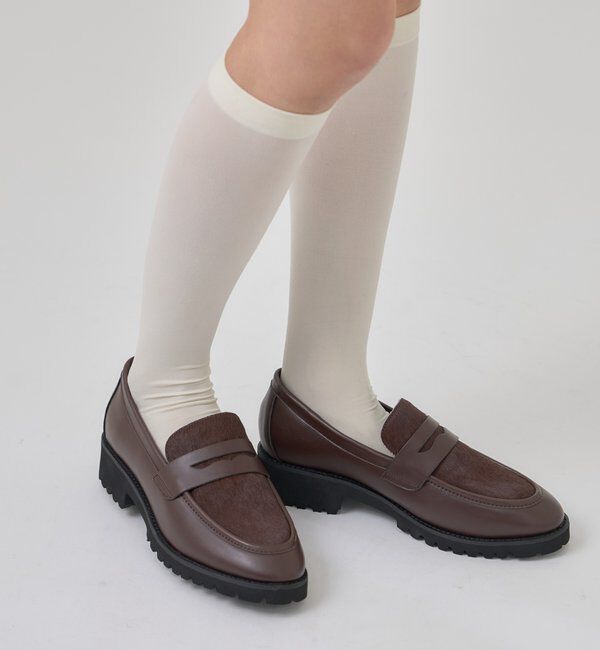  「ハラコ切替ローファー」|その他|