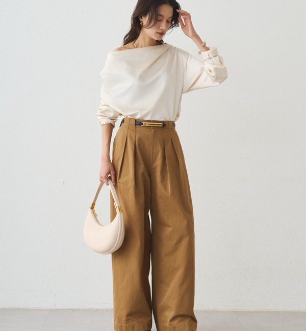  「チノベルトタックパンツ」|チノ|