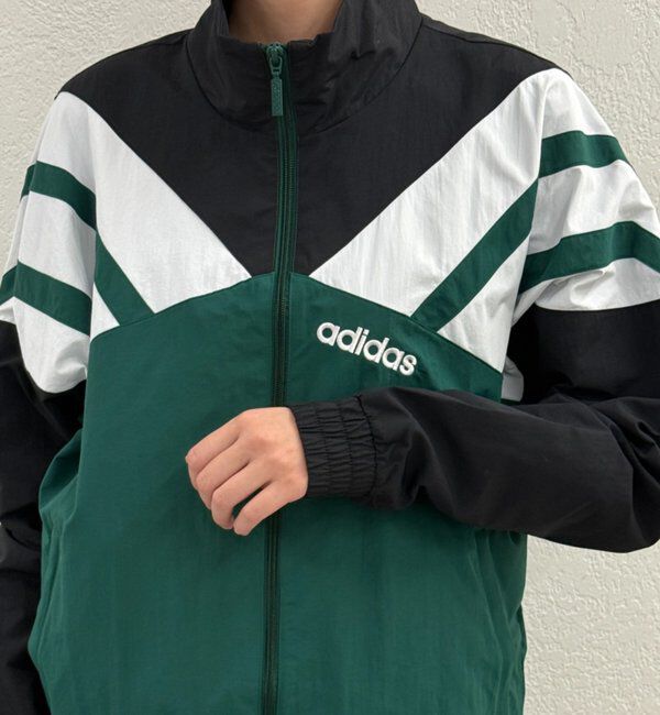  「adidas ラインナイロンジャケット」|ベスト・ジレ|