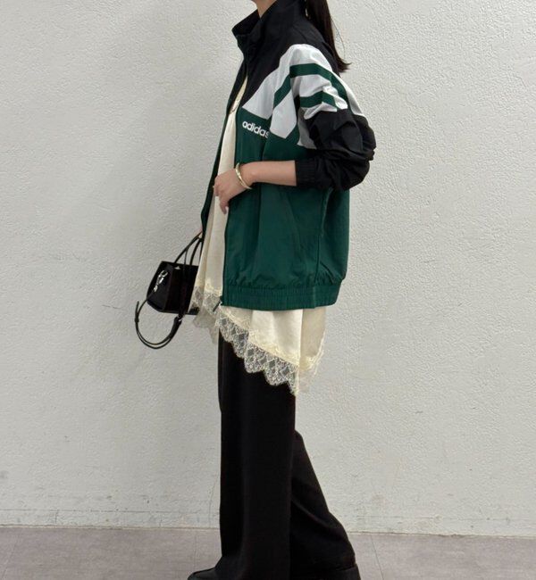  「adidas ラインナイロンジャケット」|ベスト・ジレ|