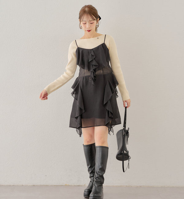  「フリルキャミワンピースボレロセット」|その他|