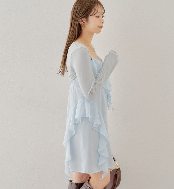  「フリルキャミワンピースボレロセット」|その他|