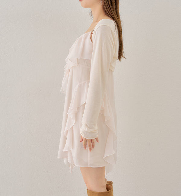  「フリルキャミワンピースボレロセット」|その他|