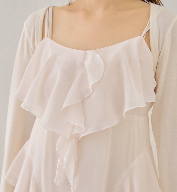  「フリルキャミワンピースボレロセット」|その他|