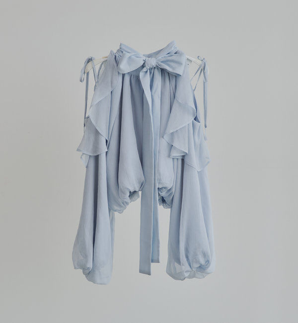  「アメスリラッフルフリルブラウス」|シャツ・ブラウス|