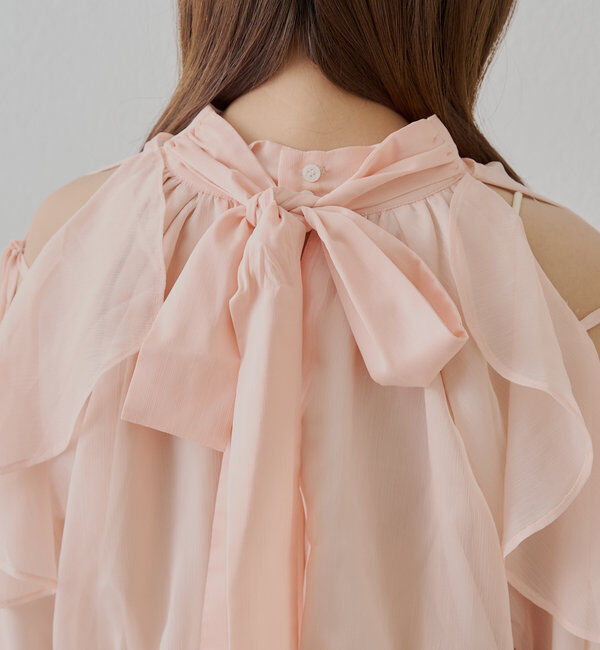  「アメスリラッフルフリルブラウス」|シャツ・ブラウス|