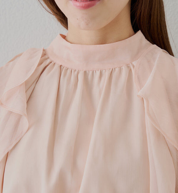  「アメスリラッフルフリルブラウス」|シャツ・ブラウス|