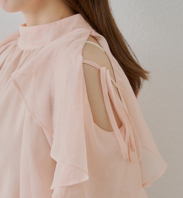  「アメスリラッフルフリルブラウス」|シャツ・ブラウス|
