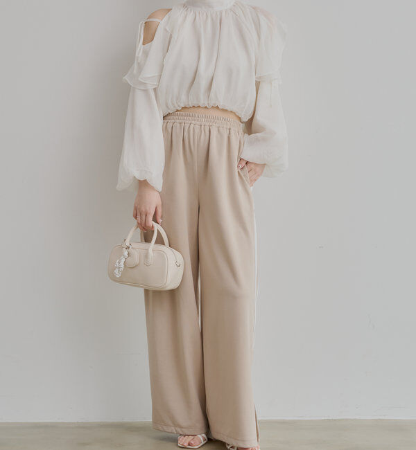  「アメスリラッフルフリルブラウス」|シャツ・ブラウス|