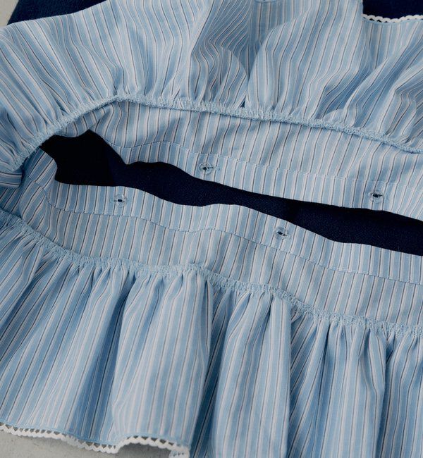  「【マルチway】シャツレイヤードニットワンピース」|ワンピース|