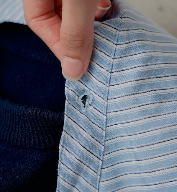  「【マルチway】シャツレイヤードニットワンピース」|ワンピース|