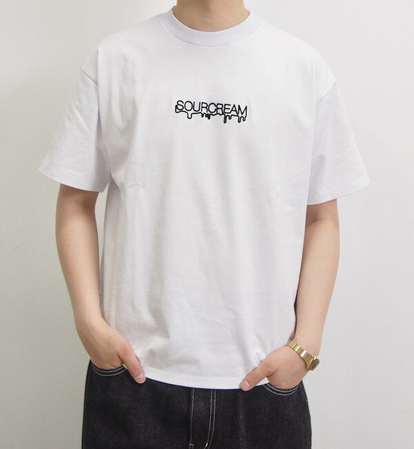  「2サイズ【Sourcreama/サワークリーム】3D刺繍ロゴTEE」|Tシャツ・カットソー|