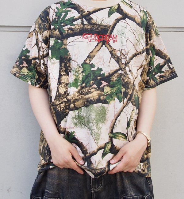  「2サイズ【Sourcreama/サワークリーム】3D刺繍ロゴTEE」|Tシャツ・カットソー|ブラウン