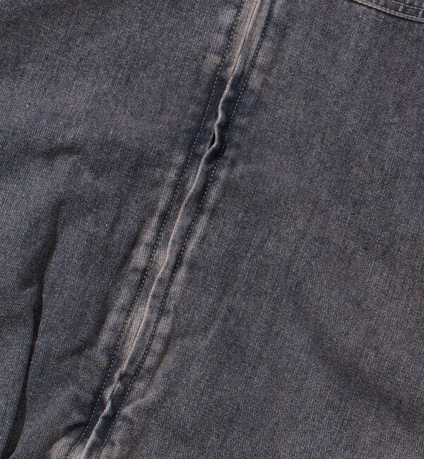  「【UNISEX/ユニセックス】ヴィンテージライクデニムフードジップブルゾン」|ブルゾン・スタジャン|