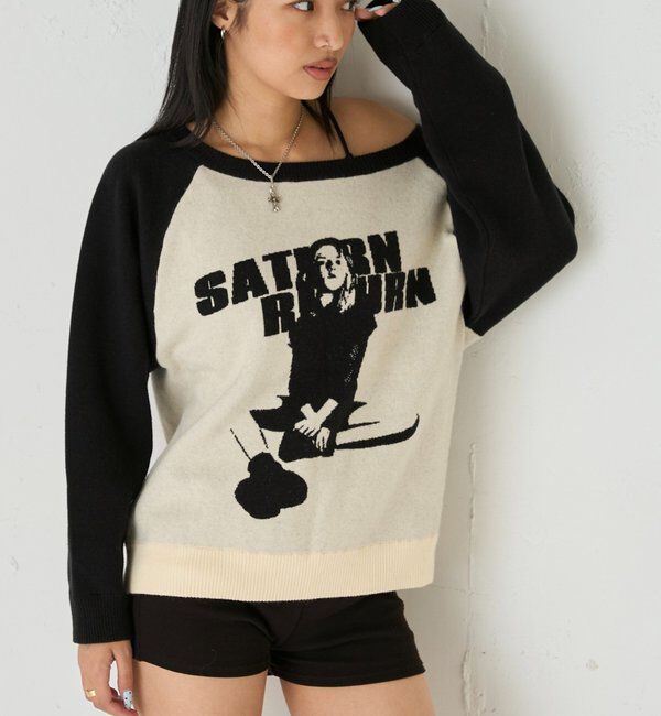  「【WEB限定】シャーロットオフショルニット」|ニット・セーター|