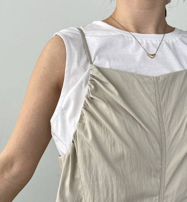  「【低身長サイズあり】インナーSETキャミワンピース」|ワンピース|