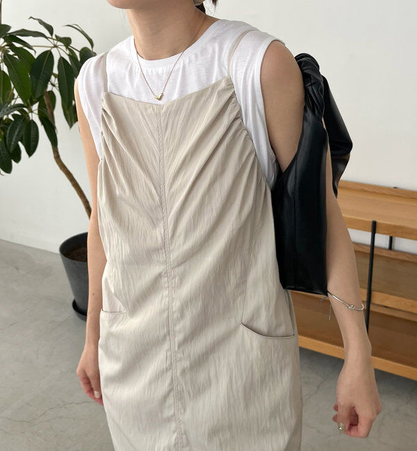  「【低身長サイズあり】インナーSETキャミワンピース」|ワンピース|
