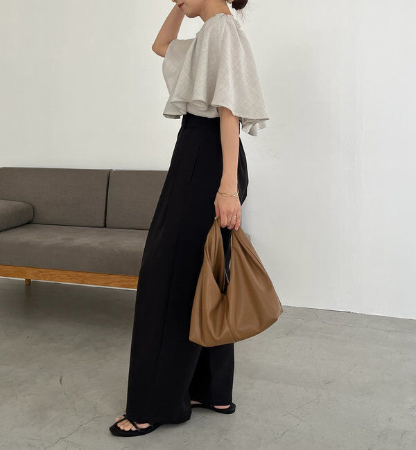  「〈VERSEAU/ヴェルソー〉2WAYラッフルブラウス」|シャツ・ブラウス|