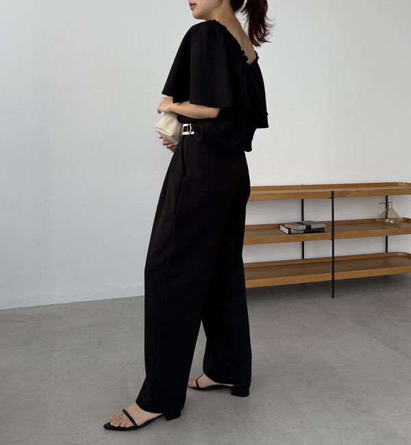  「〈VERSEAU/ヴェルソー〉2WAYラッフルブラウス」|シャツ・ブラウス|