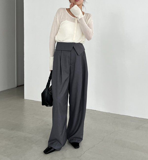  「〈C.L〉シアーヘンリーニット」|ニット・セーター|