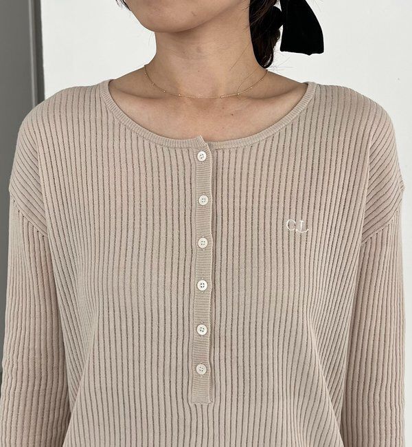  「〈C.L〉シアーヘンリーニット」|ニット・セーター|
