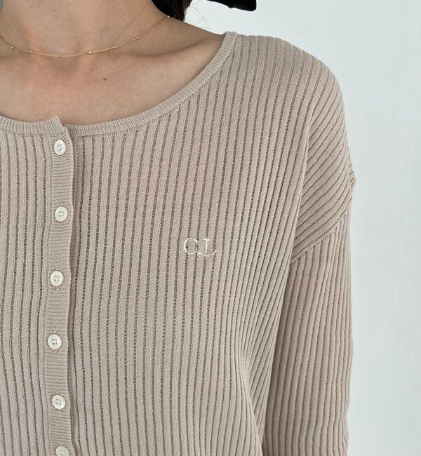  「〈C.L〉シアーヘンリーニット」|ニット・セーター|