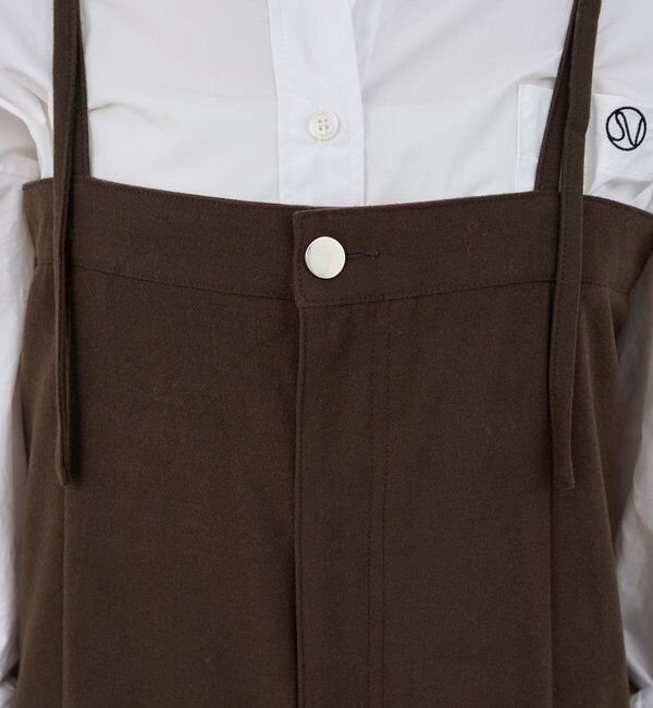  「ストレートラインサロペット」|オールインワン|