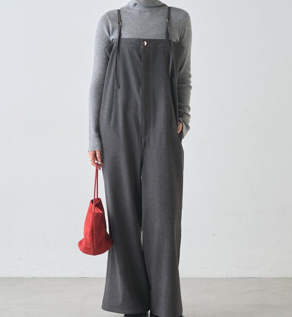  「ストレートラインサロペット」|オールインワン|