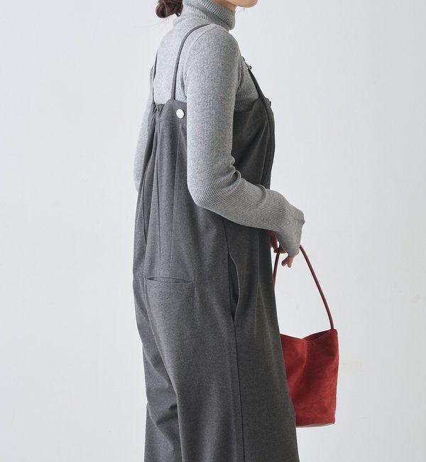  「ストレートラインサロペット」|オールインワン|